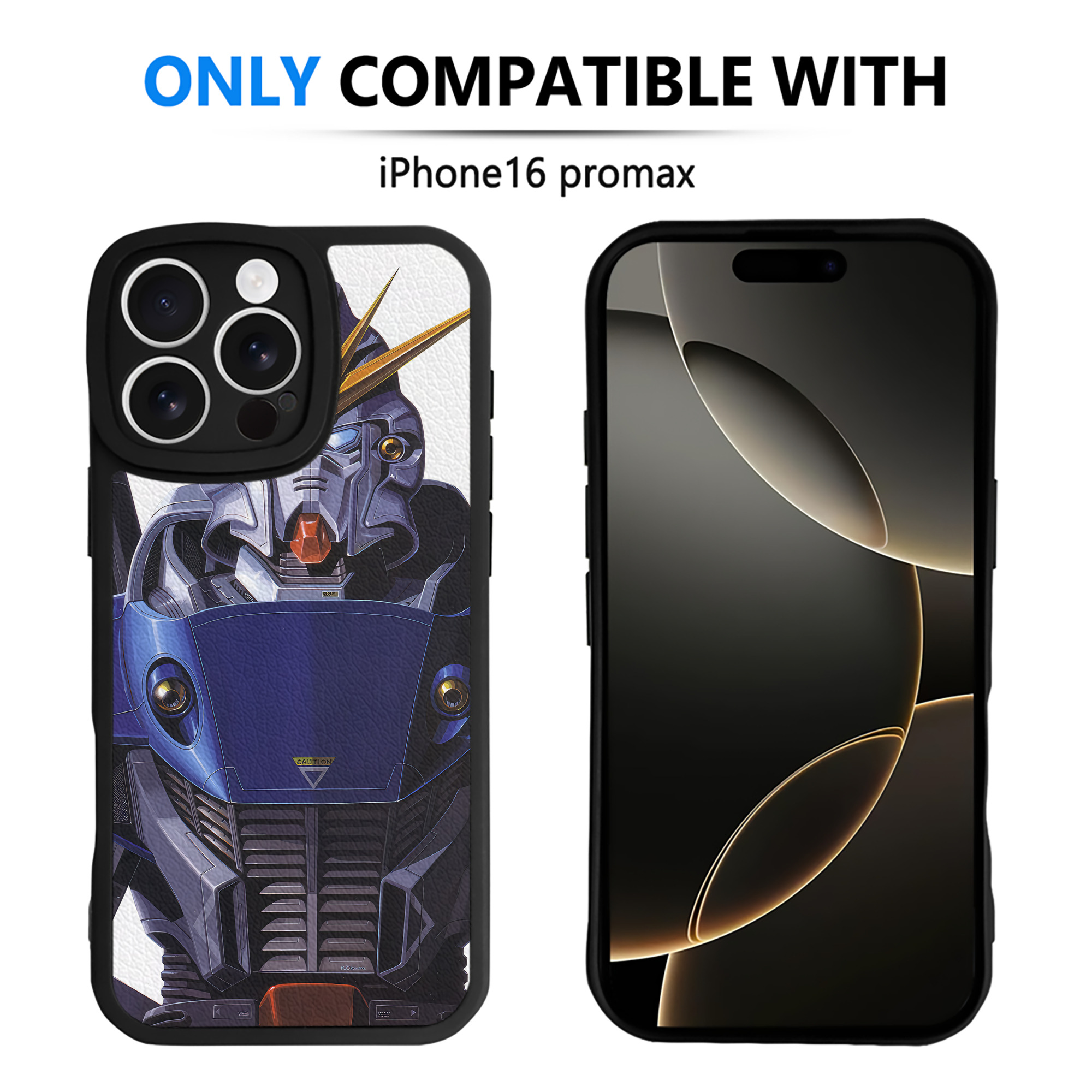 （画像用） 機動戦士ガンダム Mobile Suit Gundam 【iPhone 16シリーズ対応】シリコンスマホケース（レザー調） 材質：シリコン